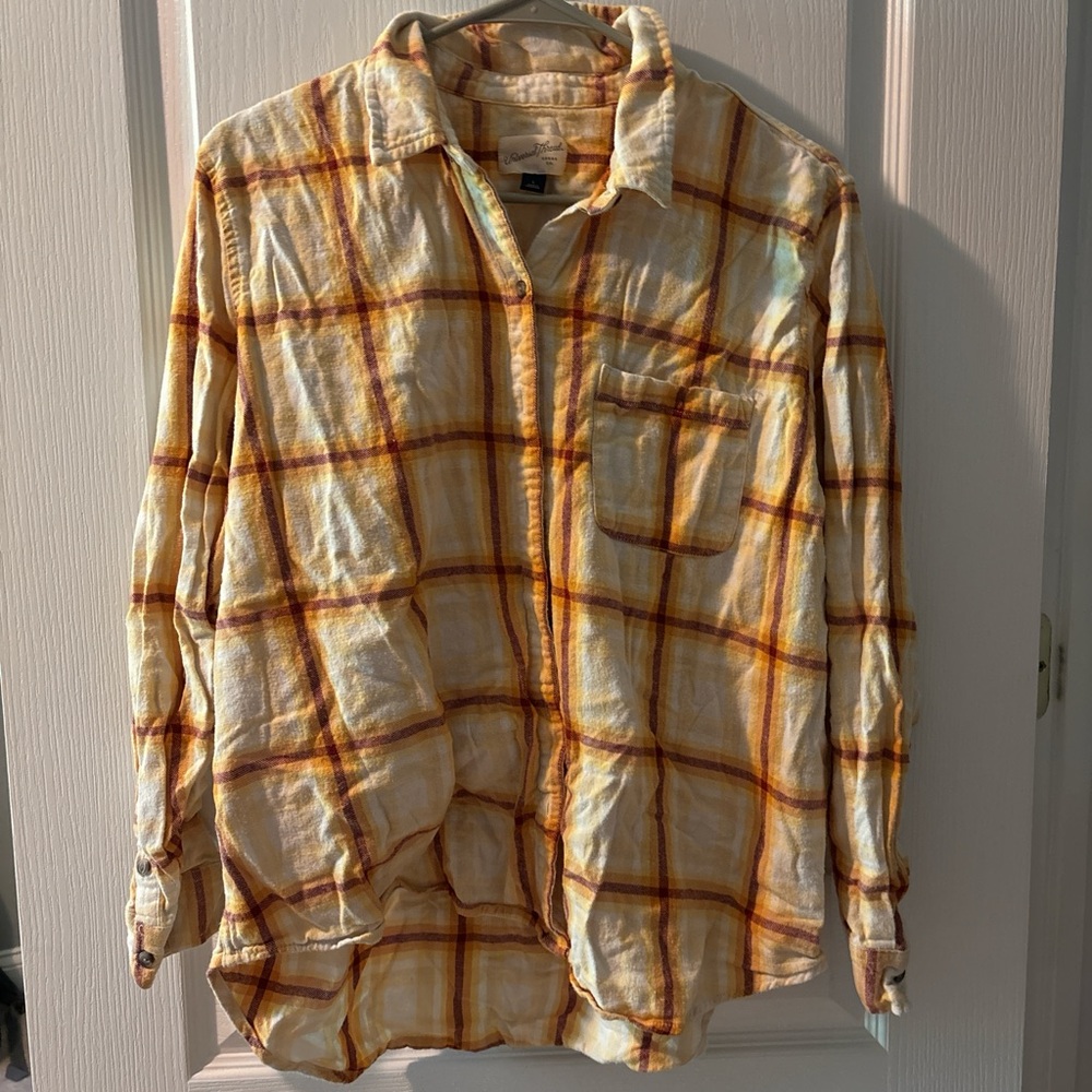 Large Universal Thread Yellow, Red, and Orange Flannel